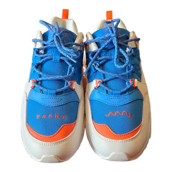 Mens 10.5 Karhu x Sasu Kauppi Fusion 2.0 Shoes Bright White Ibiza Blue Sneakers main image 4